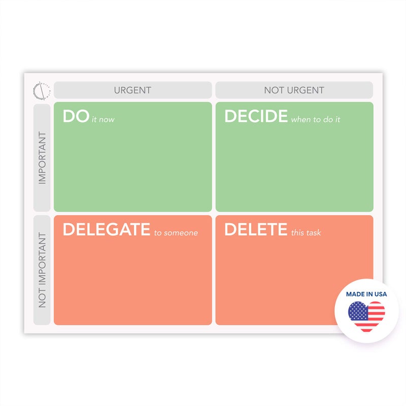 DAILY RITMO Large Eisenhower Matrix Sticky Notes, 50 pages, 8x6â€ by DAILY RITMO - Image 3